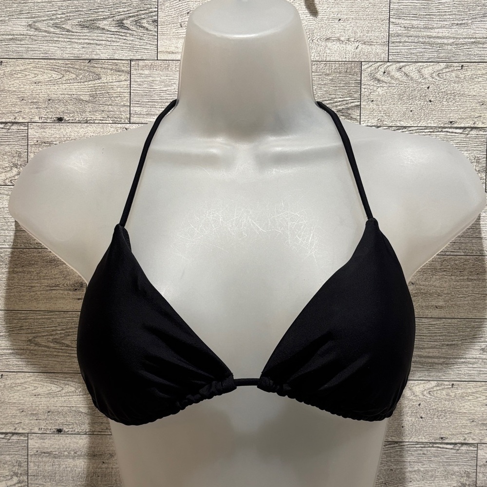 Express Classic Black Triangle Bikini Top